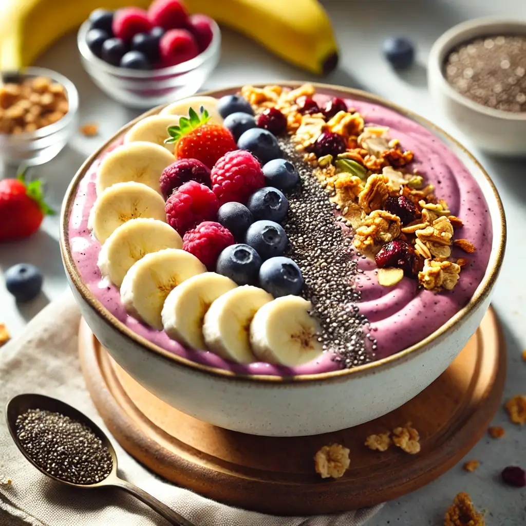 Smoothie-Bowl mit Banane