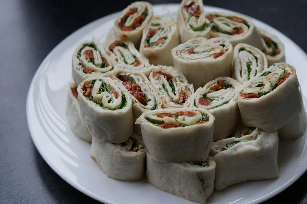 gesunder wrap mit avocado